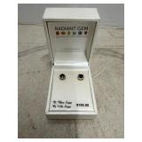 Kohls 18K Over Sterling Silver Lab Diamond