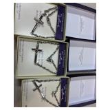 Stainless sideways Cross Bracelets 3