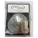 Pewter Ornament Eagle catching Fish
