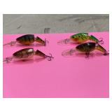 4 Rapala lures