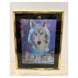 Hanging Wolf Foil Print