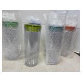 6 Double Wall Skinny Cups