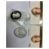 Cameo Brooches, Pins