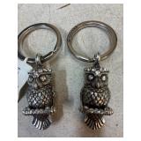 Wisdom Owl Keychains