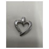 Heart Pendant 10K INSCRIBED