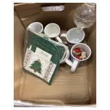 Box of Christmas Items