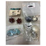 5 Pairs of Clip on Earrings