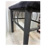 Metal Base Stool