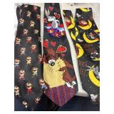 3 Loony Toons Ties