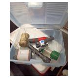 Tote of flashlights os