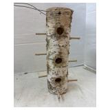 Birch Log Feeder os