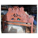Large Carved Wood Headboard king? Flaw pictured