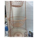 Wire 3 tier Hanging Basket
