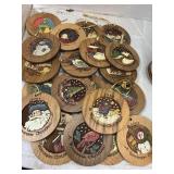 Wood Coasters, Ornaments