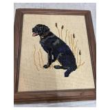 Vintage Framed Needlepoint