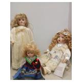 Lot of vintage Porcelain dolls