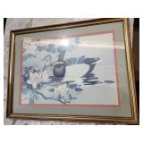 Framed Duck Print