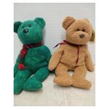2 beanie babies