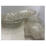 Lot of Glass Vintage Dishes os