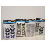 Butterfly sticker lot