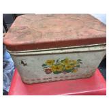Vintage Metal Breadbox