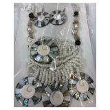 Necklace, Bracelet, and Earring Set