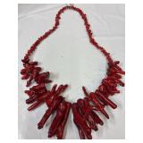 Chunky Coral Necklace