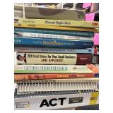 Various Books includes ACT Prep
