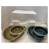 Stoneware Soup Cracker Bowls New