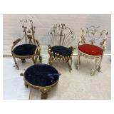 Vintage mini Chairs Table