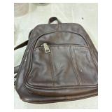 Leather Backpack Purse