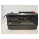 Battery operated cassette recorder