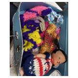 Vintage Doll with Clothes in Case