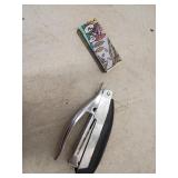 Vintage stapler and staples