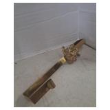 Brass wreath holder