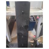 Wooden coat rack