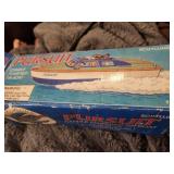 Candle Powered Tin Boat Toy