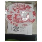 Winters tale glass soap dish