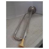 Vintage silver plated brass bungle