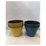 Plastic Colored Planters
