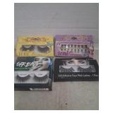 4 boxes of fake lashes