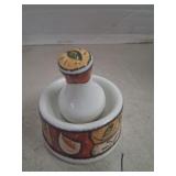 Porcelain spice mortar