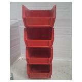 4 stackable storage drawers