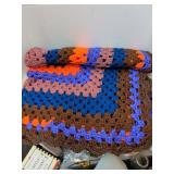 Afgan crocheted blanket