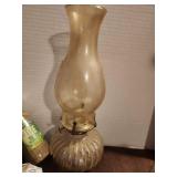 Vintage Glass Oil Lamp