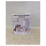 Multi-functional magnetized stirring cup