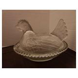 Glass Hen on the Nest