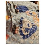 Vintage Raggedy Anne & Andy Bed Throw