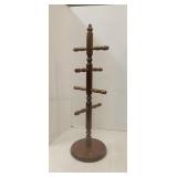 Vintage Wood Coffee Mug Rack