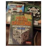 PS2 Games Puzzle Challenge, Poker, etc